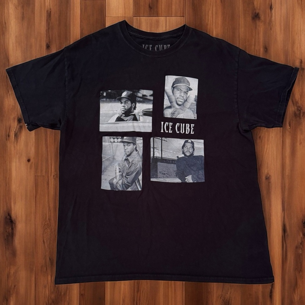 Ice Cube Graphic T-Shirt – Black (L) 🔥‎